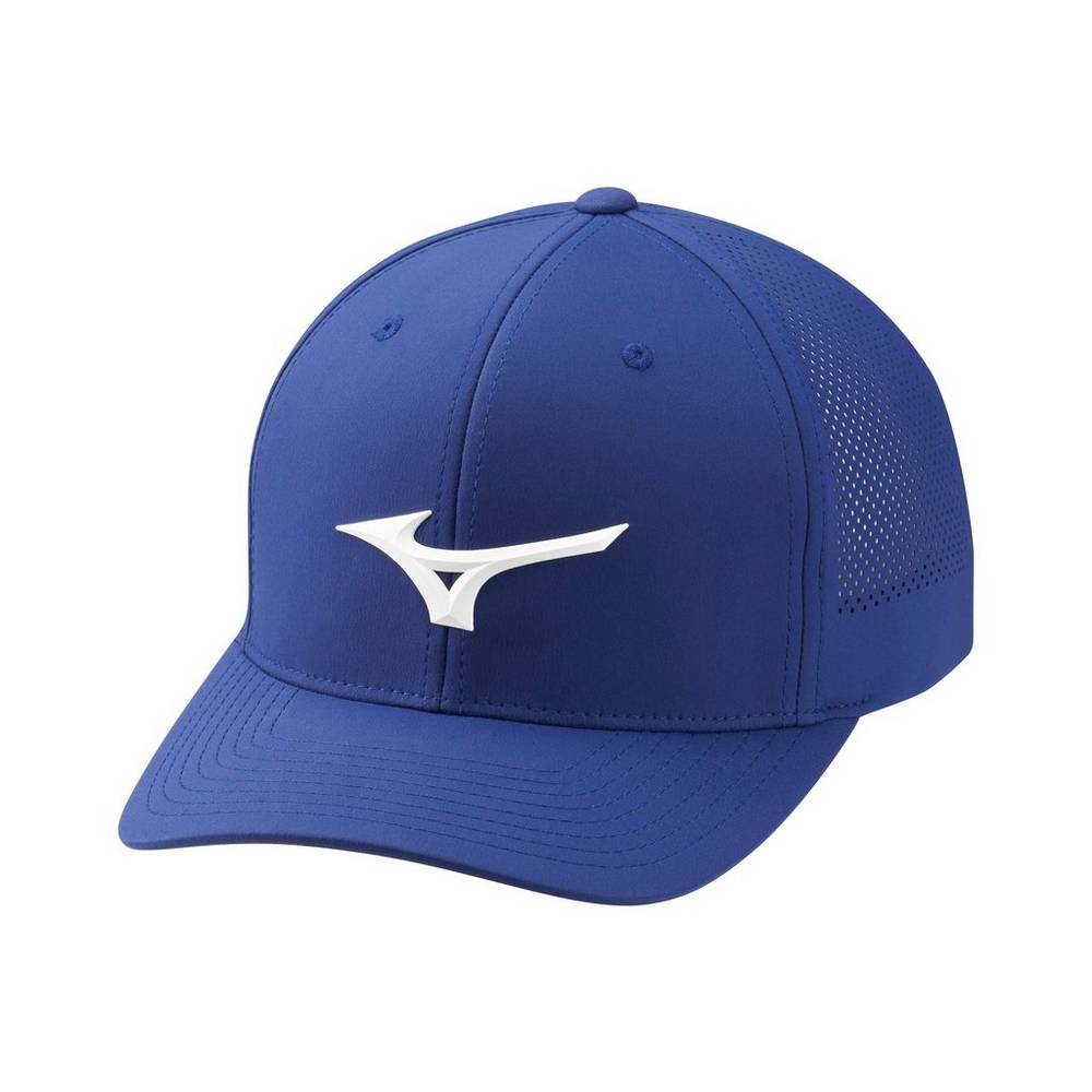 Mens Mizuno Tour Vent Adjustable Hat Royal Philippines (VCQIJN574)